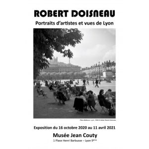 Affiche expo Robert Doisneau - Place Bellecour